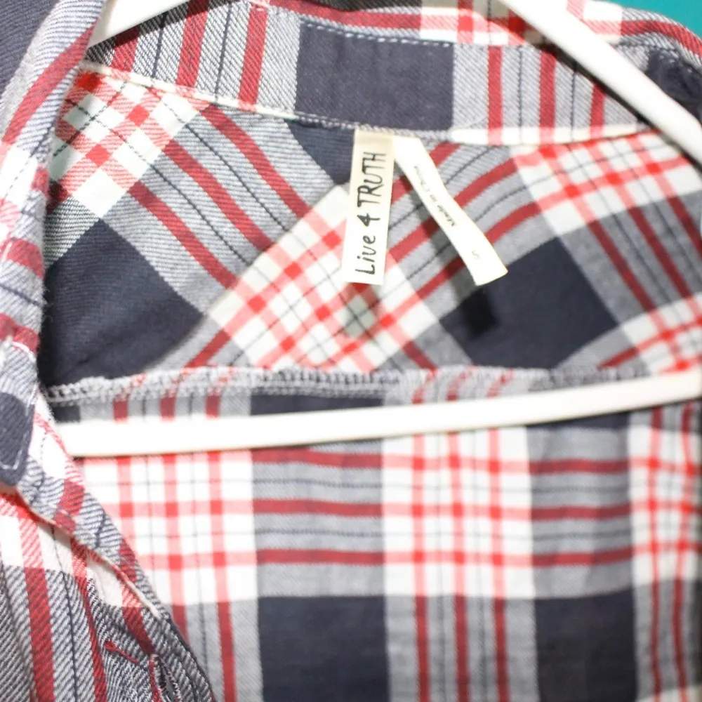 long sleeve plaid shirt - Image 4