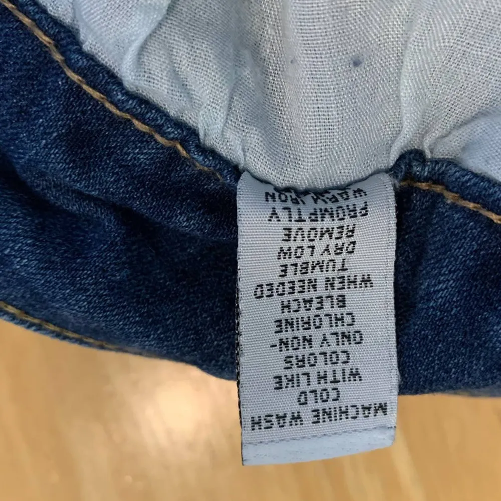 Rue21 Jeans Womens Juniors‎ 7 Blue High Rise Button Distressed Skinny Fit Jeans - Image 8