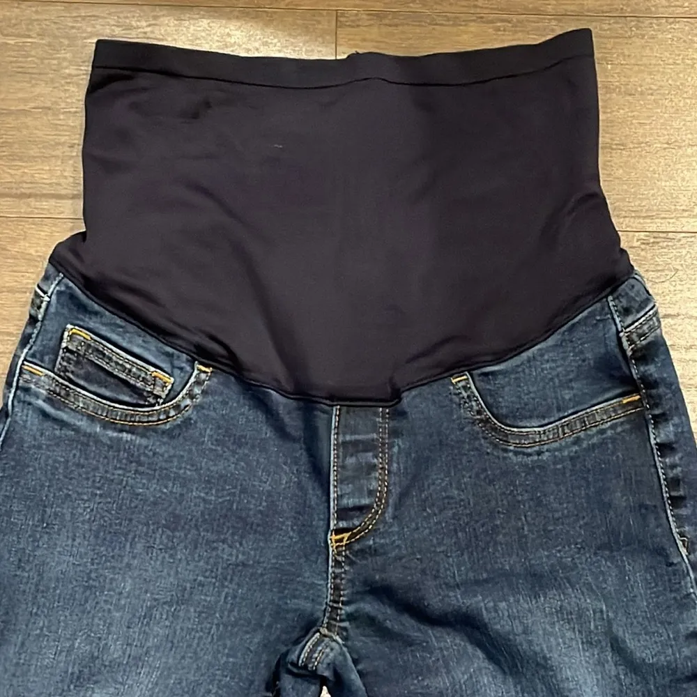 Maternity Medium Wash Denim Legging - Size 0 - Image 5