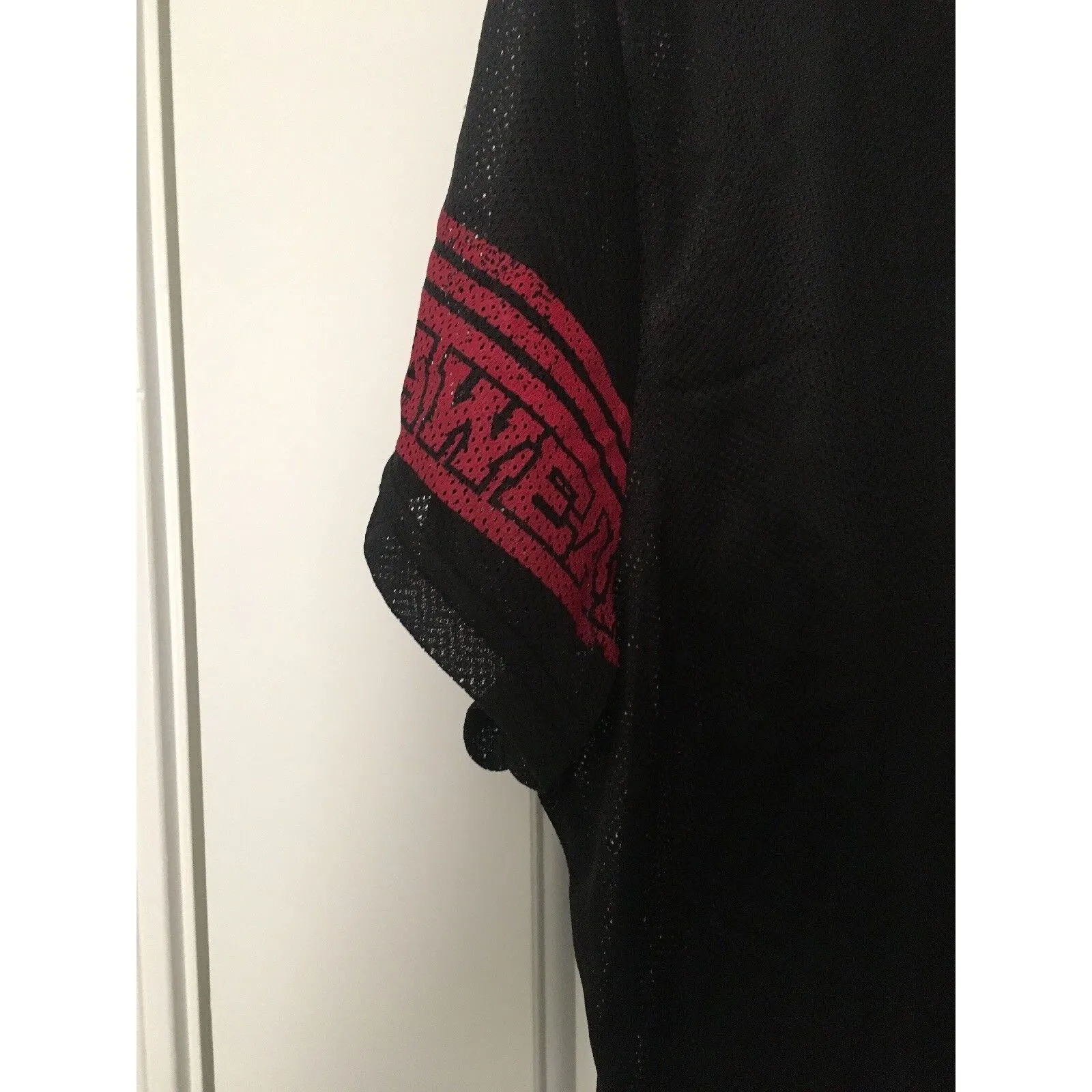 ROCAWEAR Women's Plus Black & Burgundy Athletic Jersey Top Asymmetrical Size 2X - Image 11