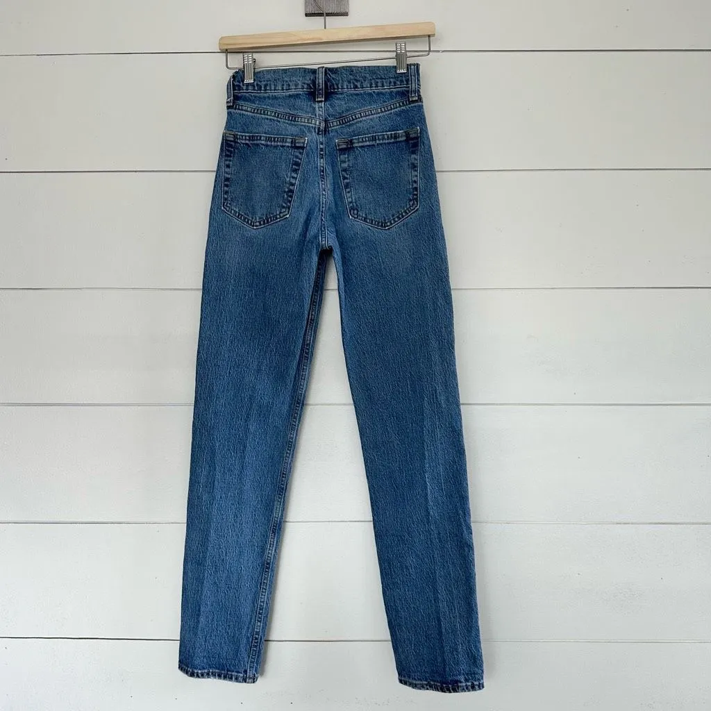 Gap Women’s Blue 24 Sky High Straight Jeans - Image 2