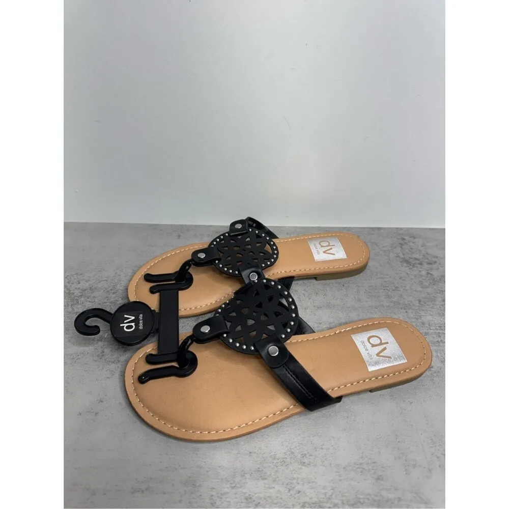 DV‎ by Dolce Vita Sandals Size 5 Medallion Black Summer Shoes NEW - Image 4