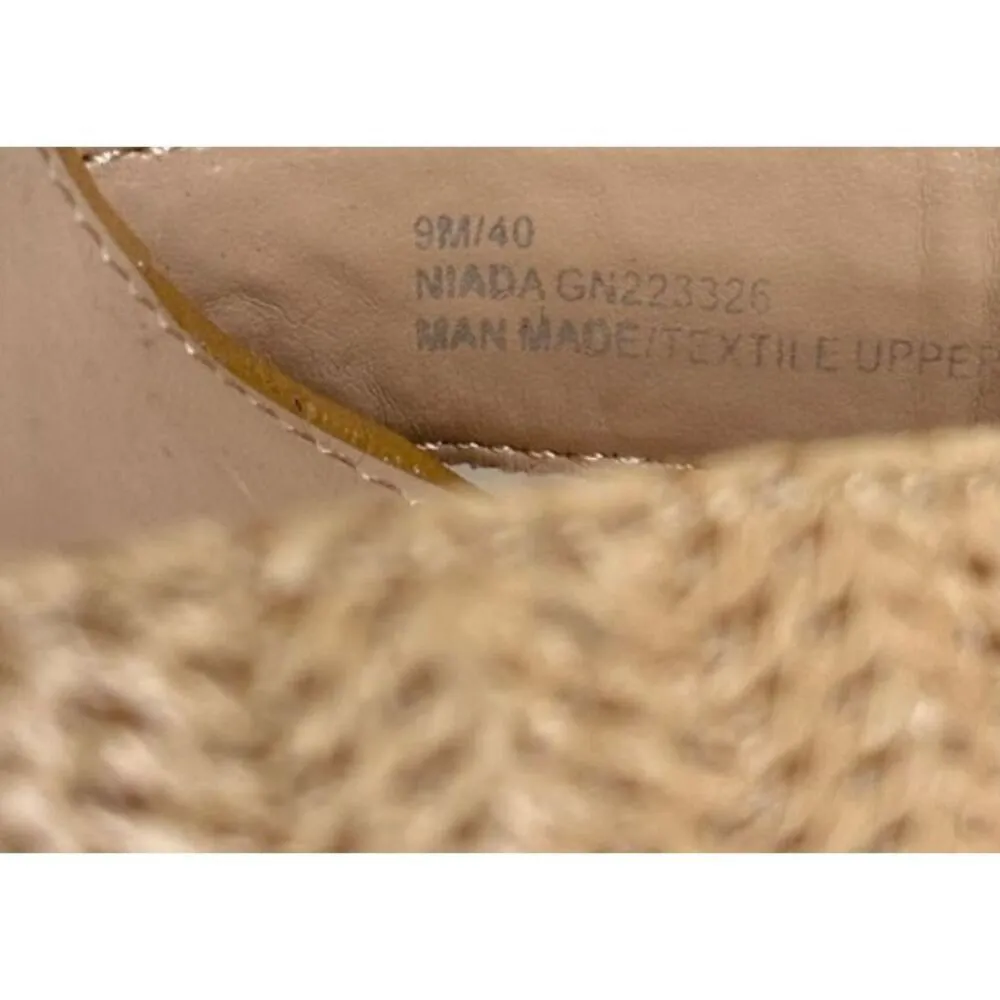 BCBGeneration Sandals Size 9 Tan High Heel Ankle Strap Open Toe Platform - Image 8