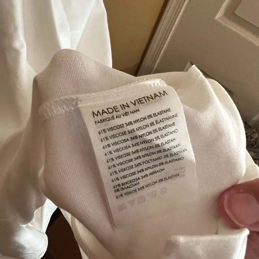 Club Monaco white dress small - Image 6