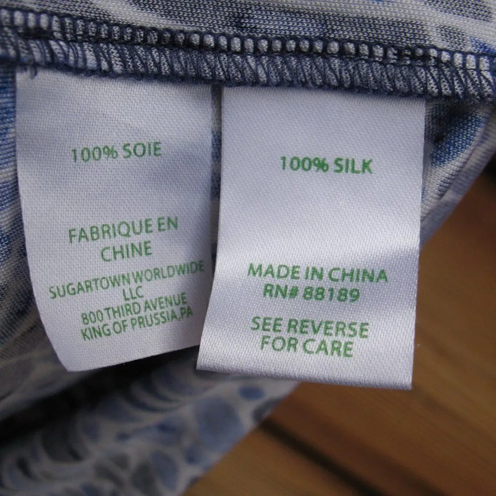 Lily Pulitzer Blue Felizia Silk Faux Wrap Dress Tavern Tile - Image 9