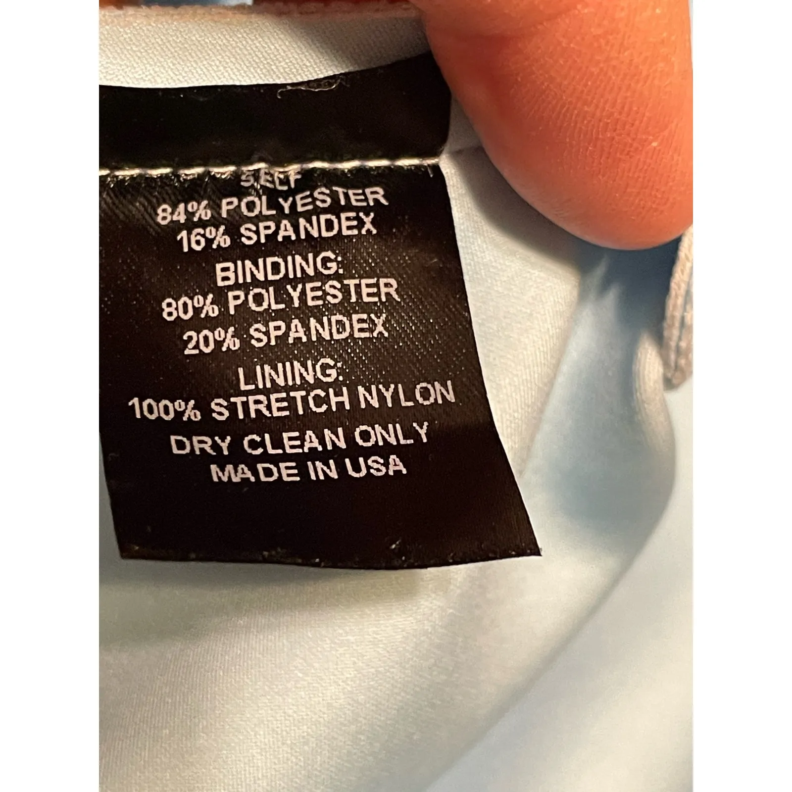 Cynthia Rowley Dress Medium Blue Floral Scuba Knit Dropped Waist Prom Fairycore - Image 11