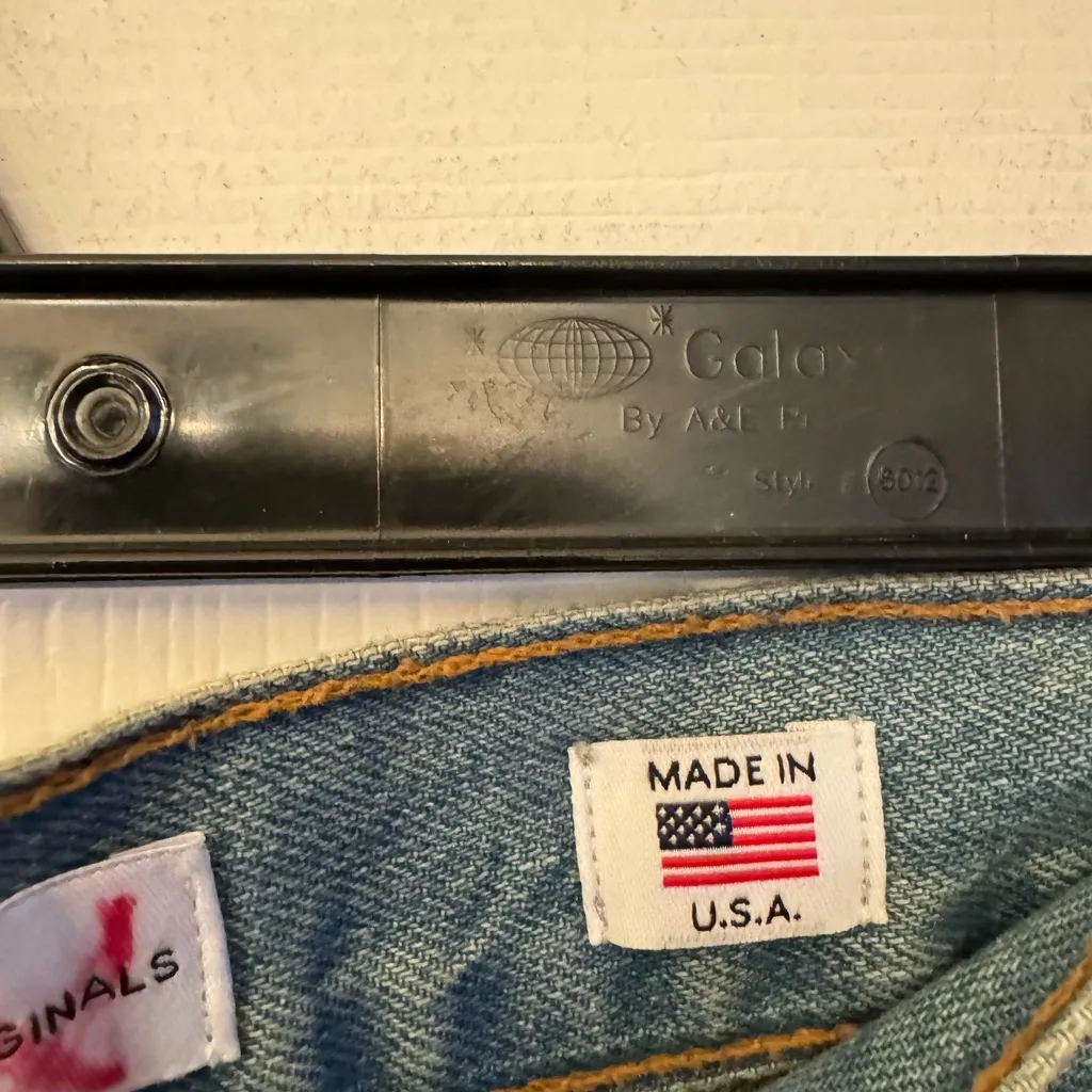 REDONE 90’s High Rise Zipper Women’s Denim Cotton Blue Ankle Jeans Size 26 - Image 8