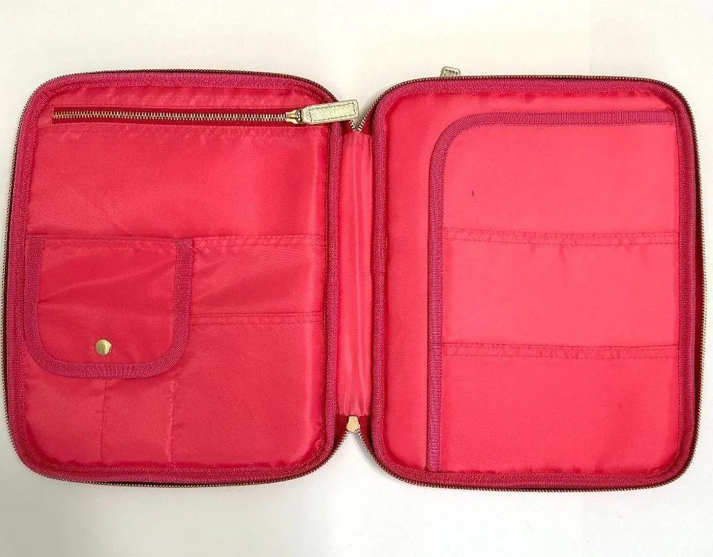 Lilly Pulitzer Wild Confetti Folio /Zip Organizer/ Laptop Cover Pink - Image 3