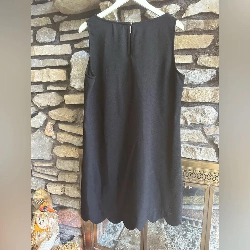 Betsey‘S Boutique Shop Women’s Large Black Dress With Scalloped Hemline - Image 5