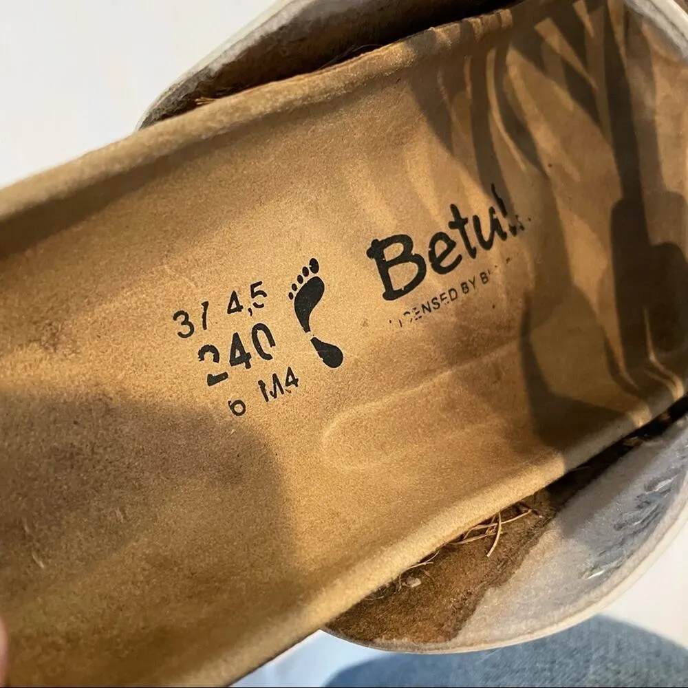 Be Tula By Birkenstock White Double Buckle Comfort Sandals 6 - Image 4