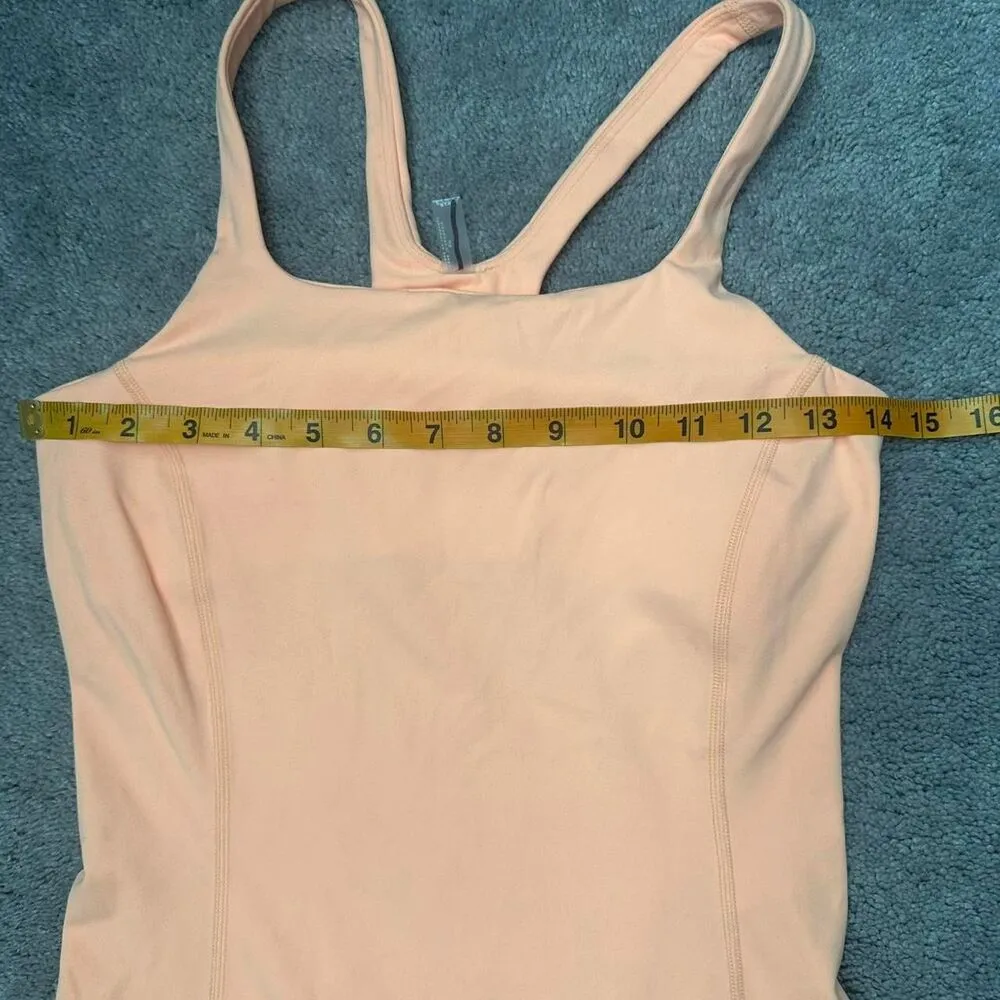 Free People movement bodysuit jumpsuit never better runsie S light neon orange - Image 8