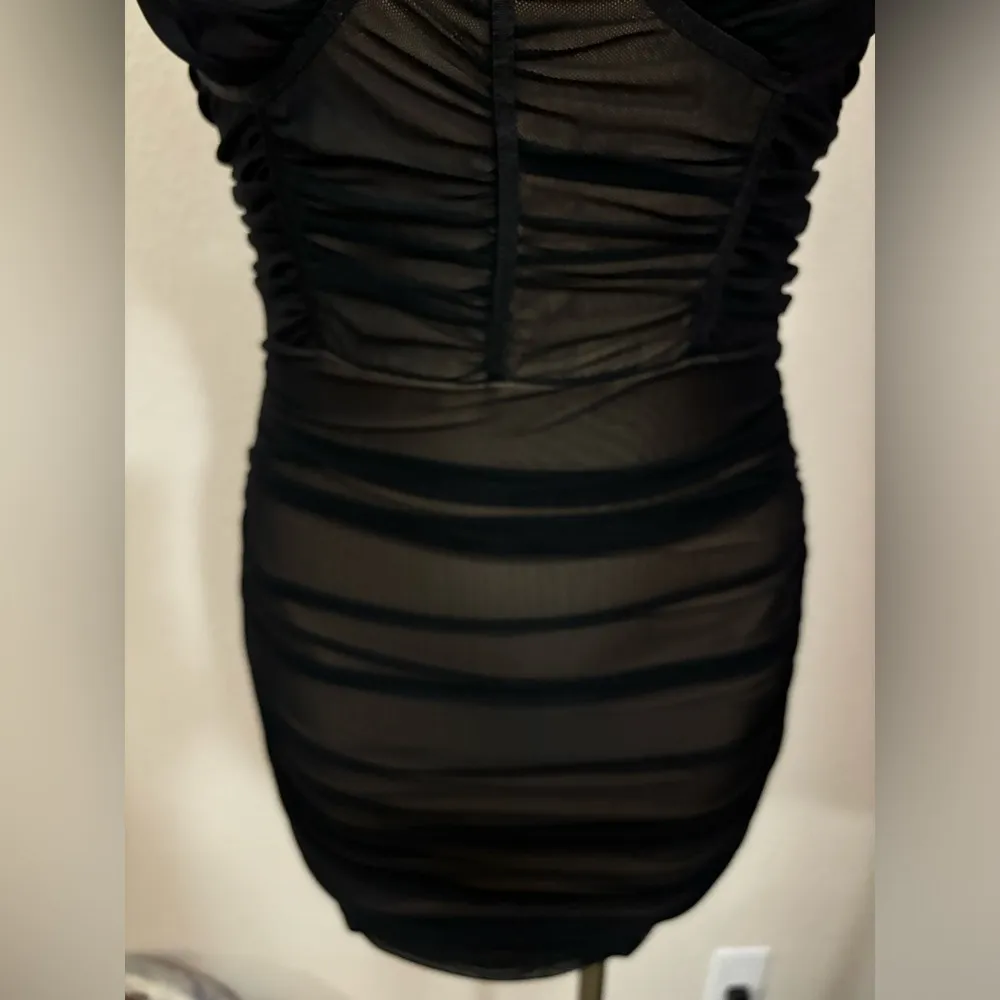 Privy  Privately Privileged Mesh Overlay Bodycon Dress - Image 8