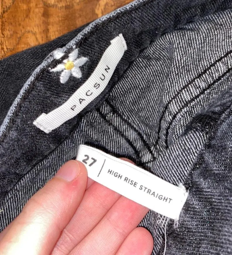 PacSun Black Mom Jeans - Image 3