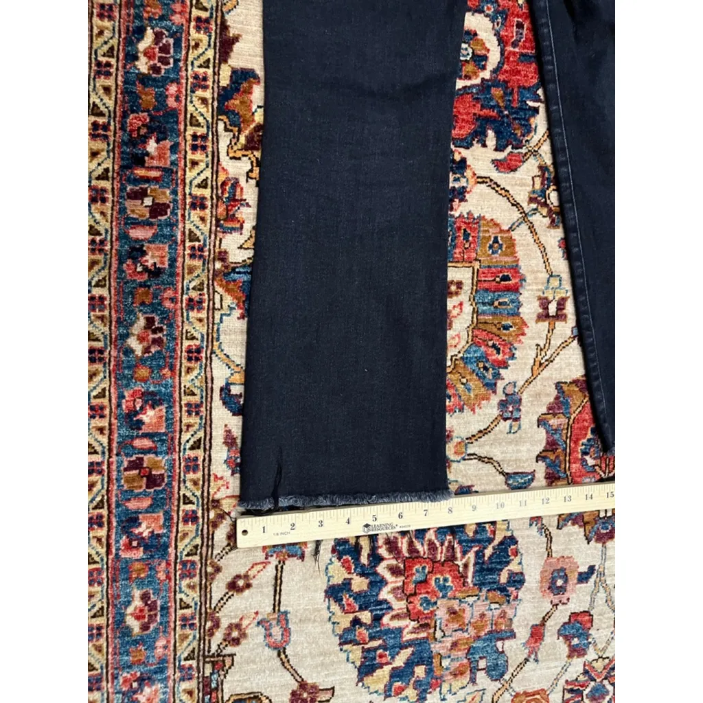 Mother The Huster Ankle Fray in Encounters At Night Wash Size 26 Black - Image 13