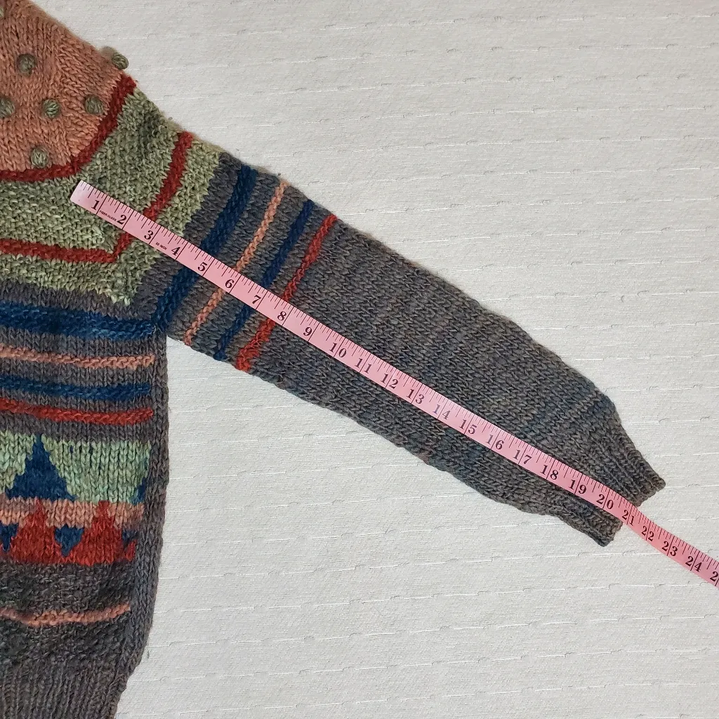 Orvis Vintage Women’s Cardigan‎ Virgin Wool Sweater Size M - Image 4