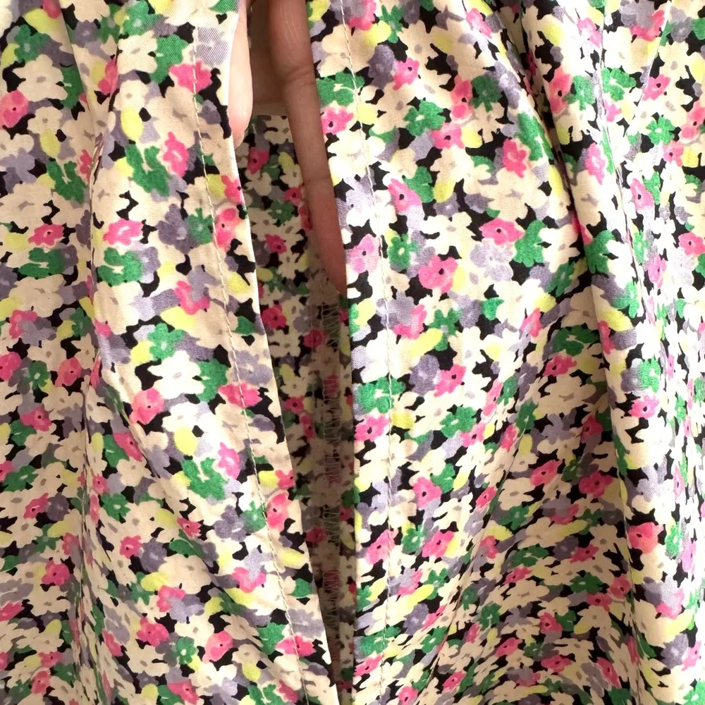 NWOT H&M A-line Floral Cotton Dress. - Image 11