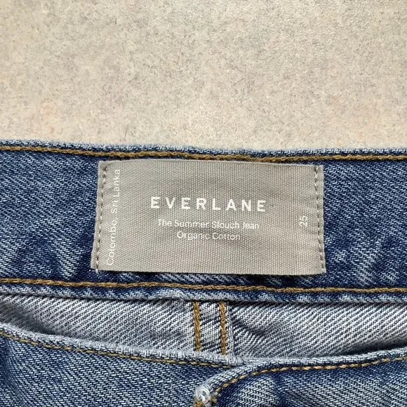Everlane Summer‎ Slouch Jean 25 Indigo Mist - Image 5