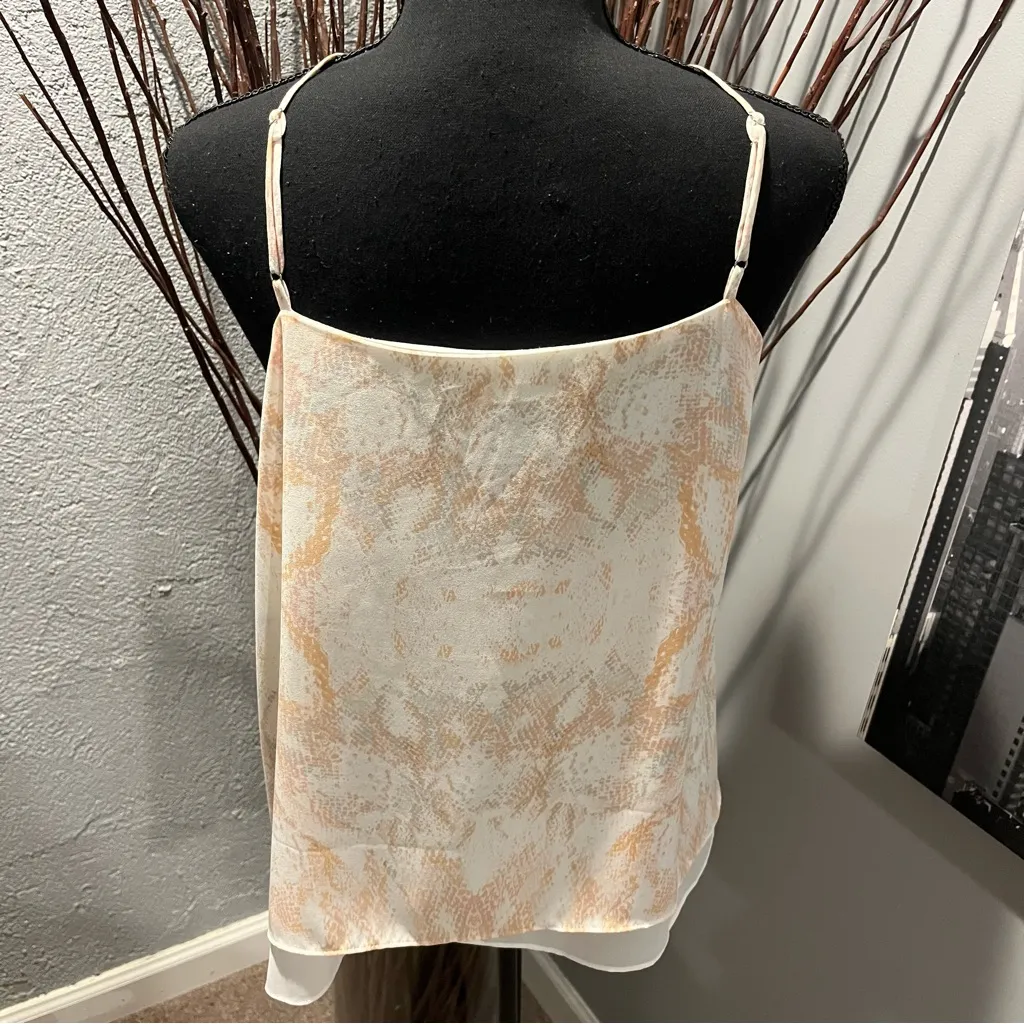 🌺RACHEL ZOE PINK SNAKE AKIN CAMISOLE TANK TOP SIZE EXTRA LARGE🌺 - Image 4