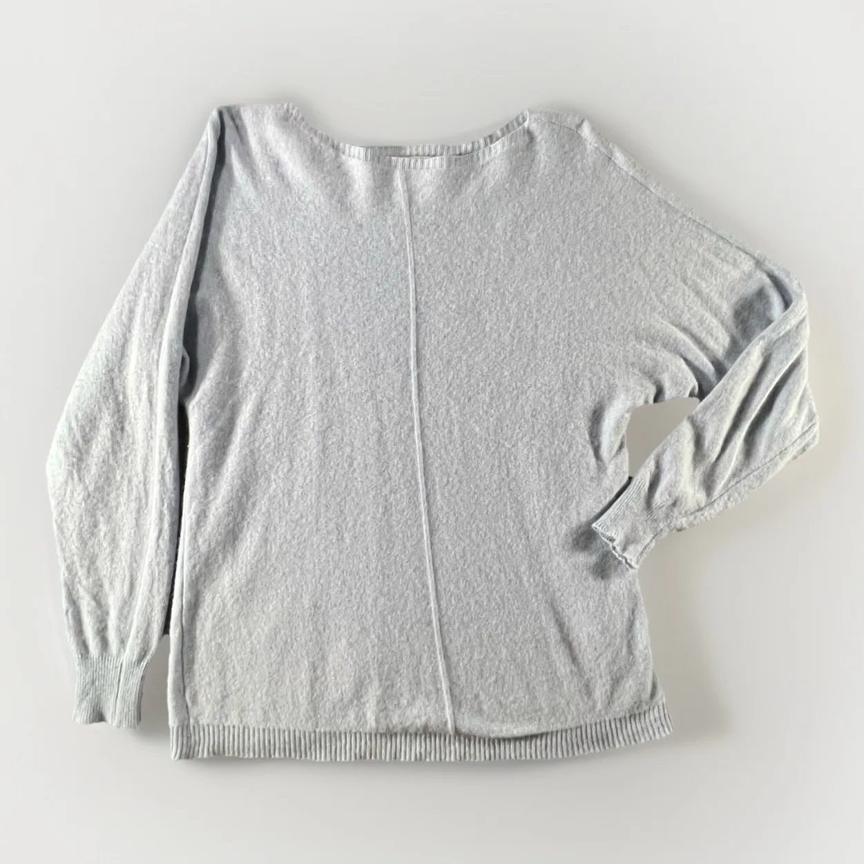 Bianco & Blu Italy Light Blue Cashmere Wool Blend Pullover Sweater Size Medium M - Image 2