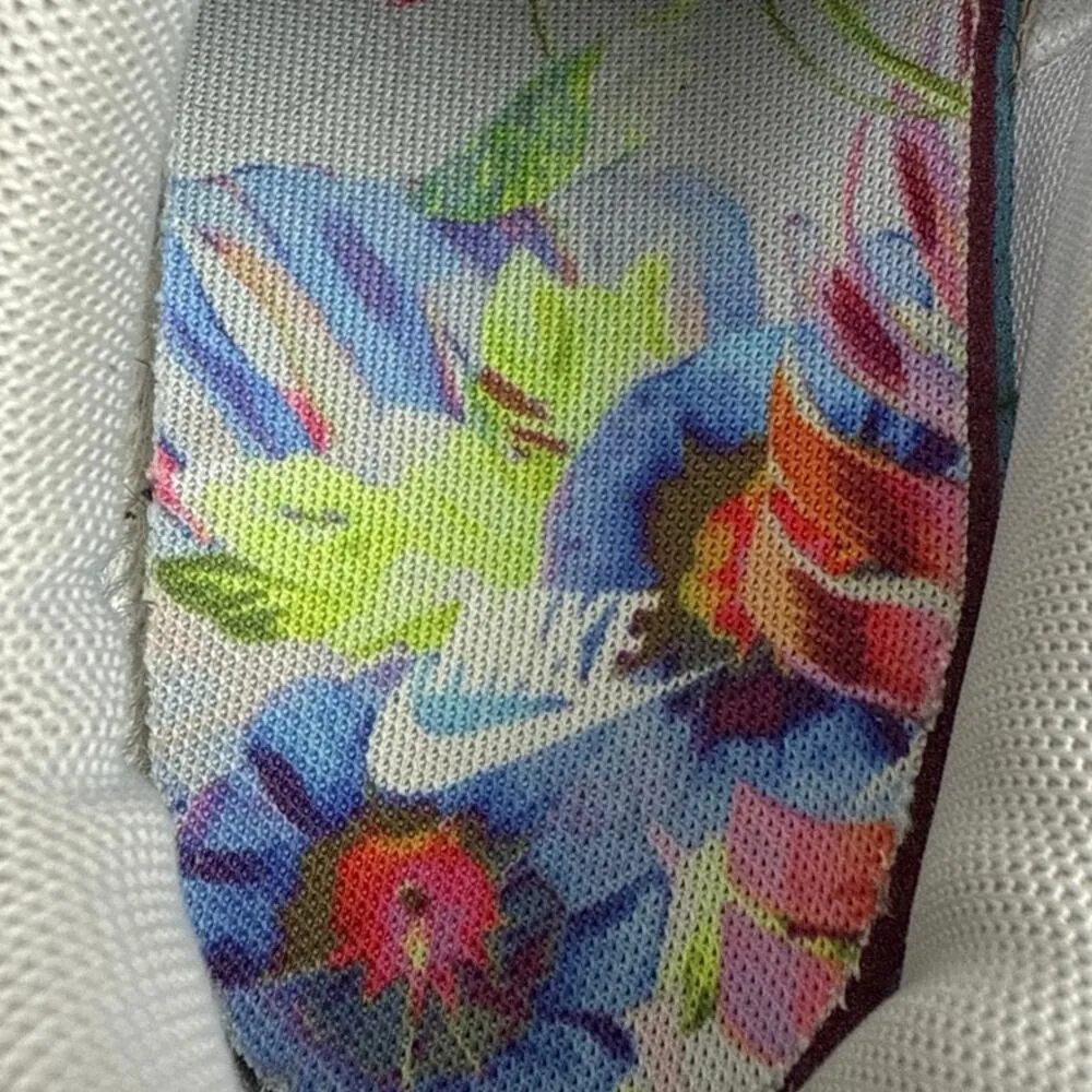 Nike Air Force 1 Jester Gray Floral Print Lace Up Low Top Sneakers Shoes Size 10 - Image 5