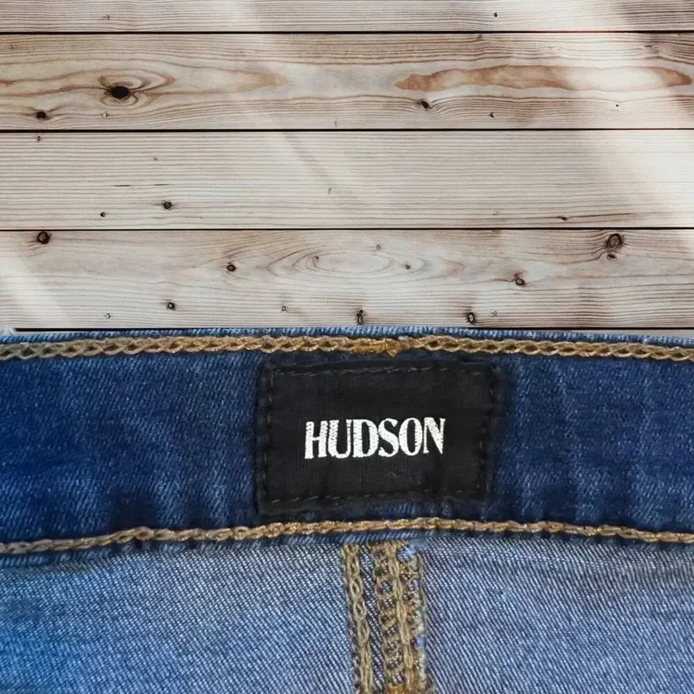 Hudson Women's Natalie Super‎ Skinny Jeans Size 30 Dark Blue Stretch - Image 2