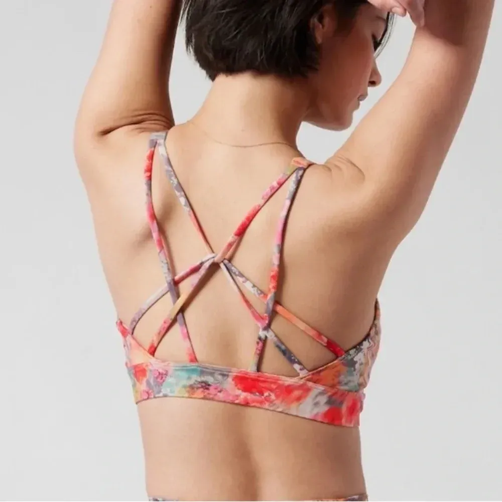 ATHLETA Solace Bra A-C Renewed‎ Blossom Size XL - Image 2
