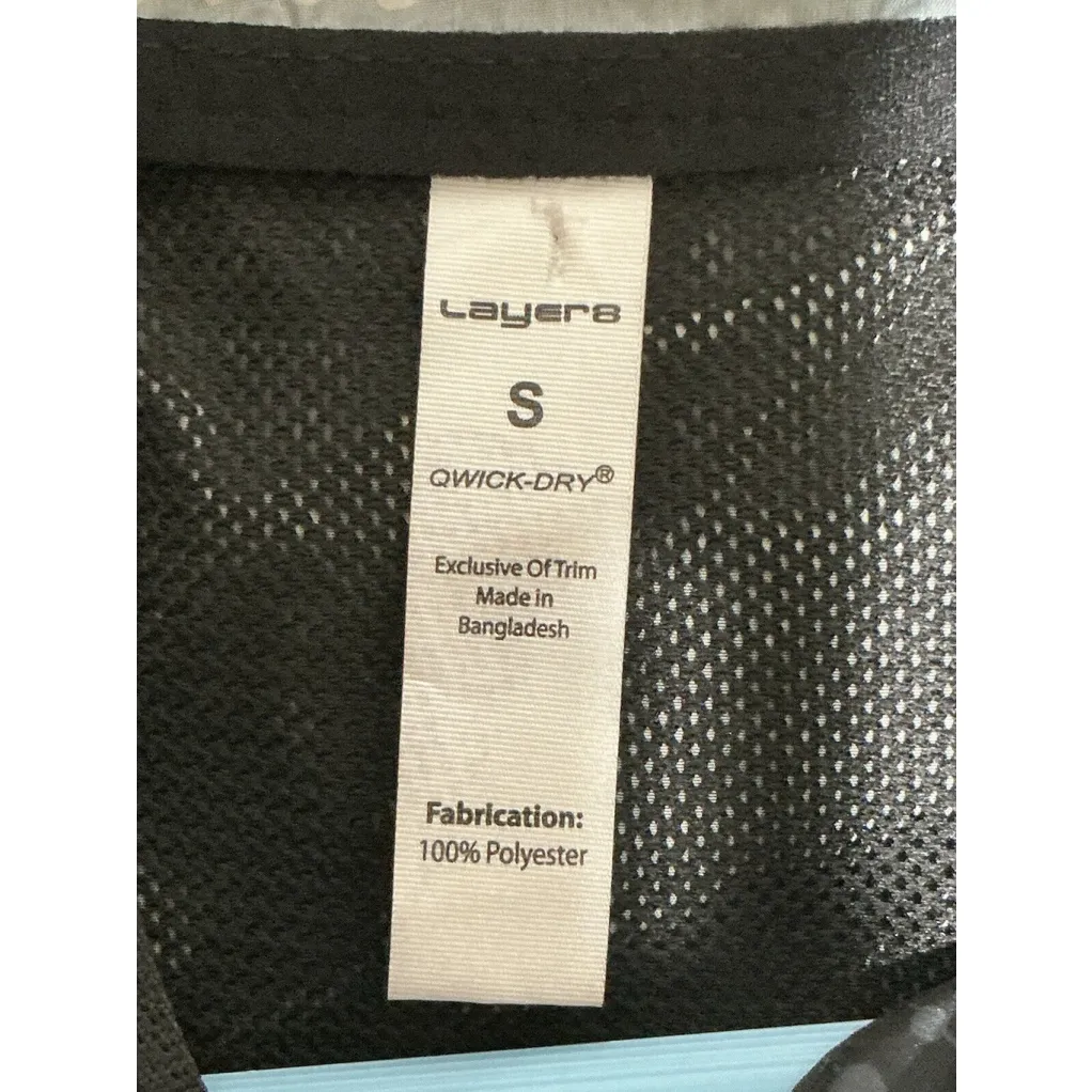 Woman’s Layers Quick Dry Size Small Windbreaker Jacket Black Gray - Image 5