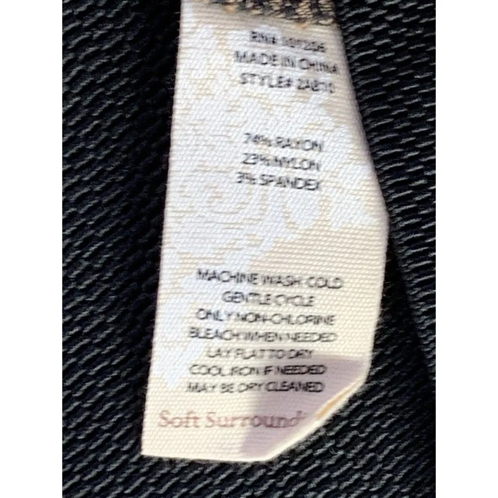 Soft Surroundings Small Legging Pants Animal Print Elastic Waist Sassy Brown 2.9 - Image 8