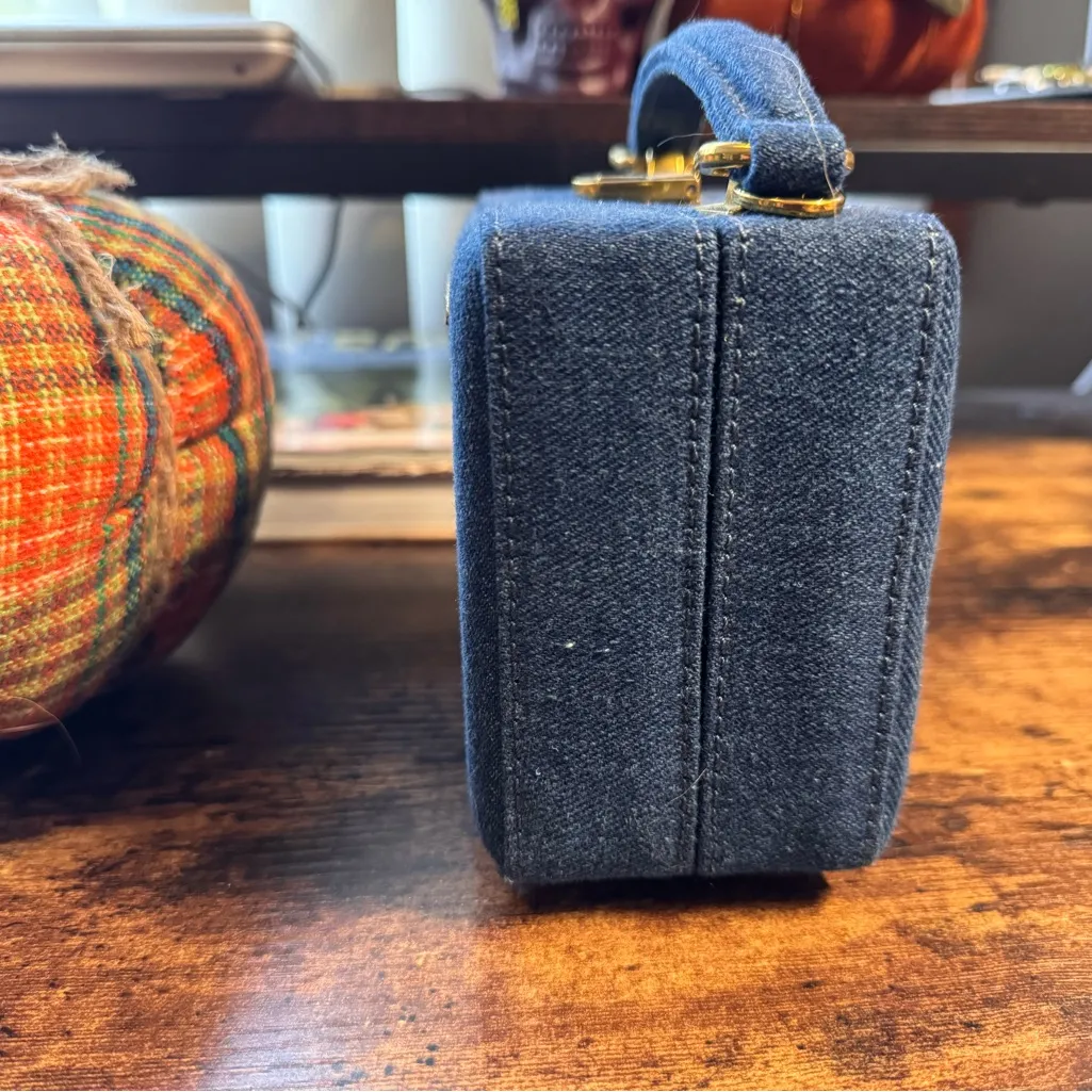 Brandon Blackwood Blue Denim handbag OS - Image 12