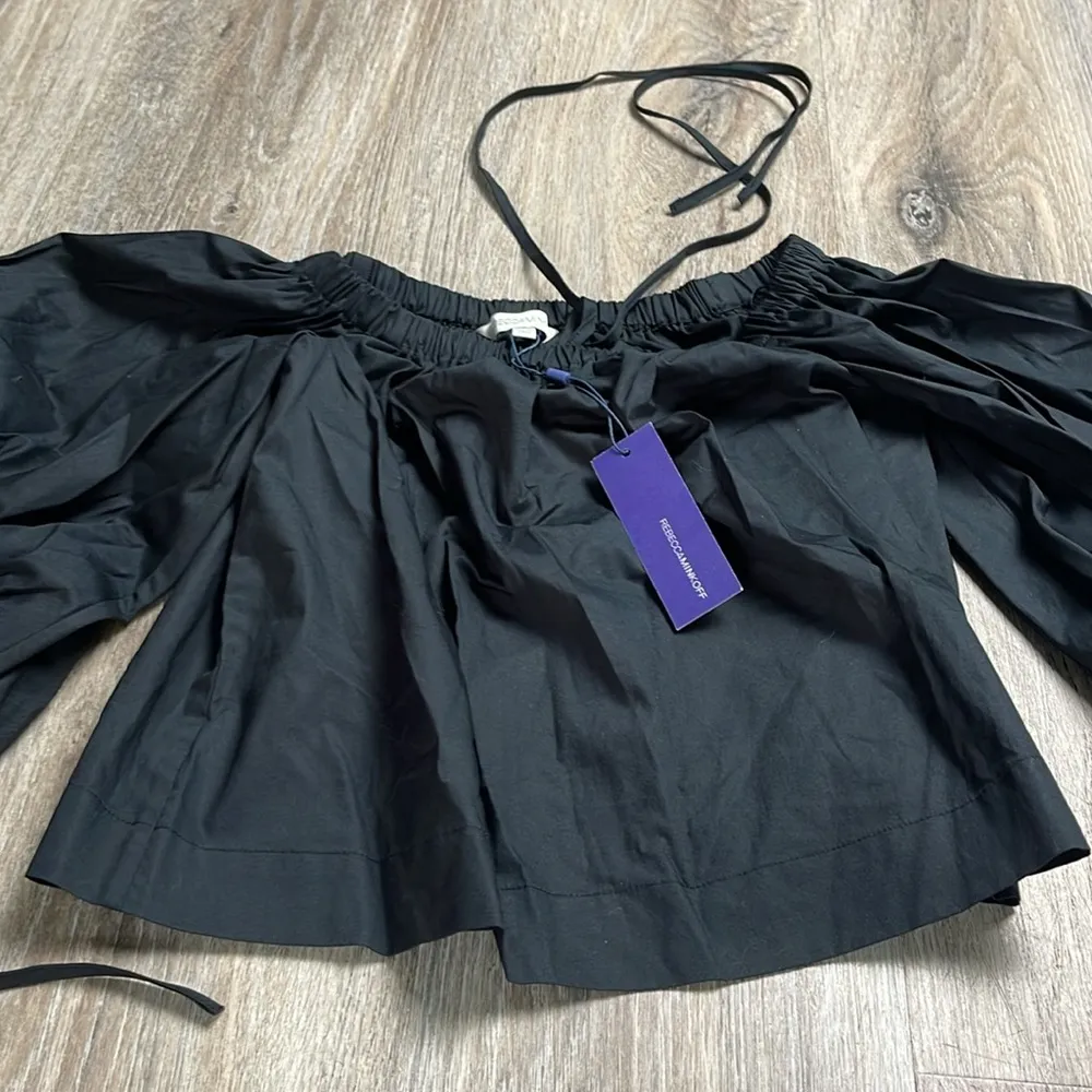 Revolve Rebecca Minkoff Tilds Blouse in Black Size XXS (Oversized fit) - Image 14