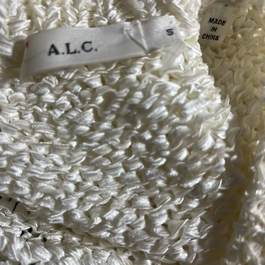 3 for $50 A.L.C. White sleeveless fringe tassel top S resort resortvibes boho - Image 5