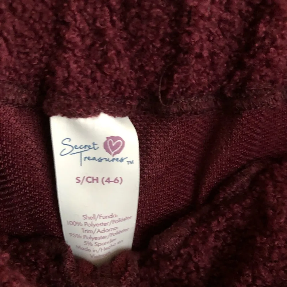 SECRET TREASURES Womens Sleep Leisure Joggers Size Small 4-6 Pull On Mottled New - Image 4