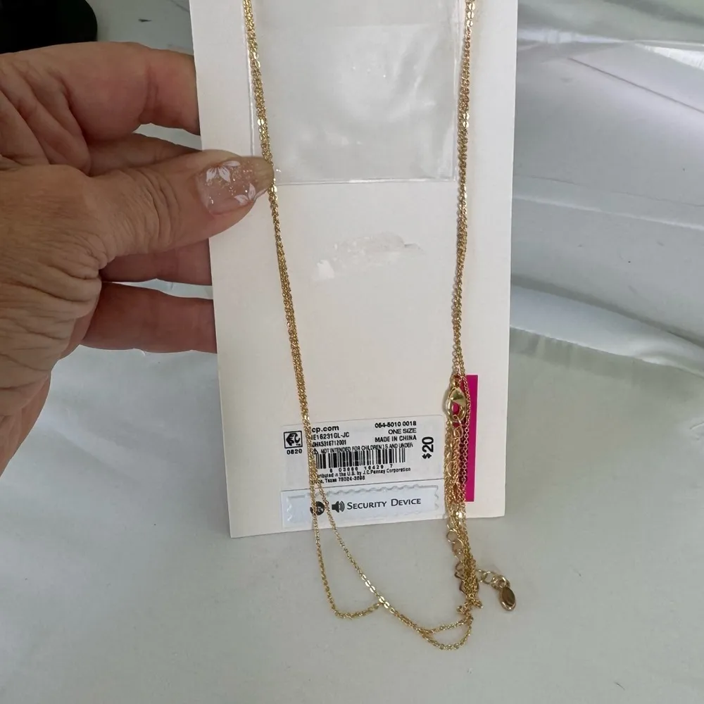 MIXIT Fashion Jewerly Key to my heart Drop Necklace with Crystal 32” - Image 6