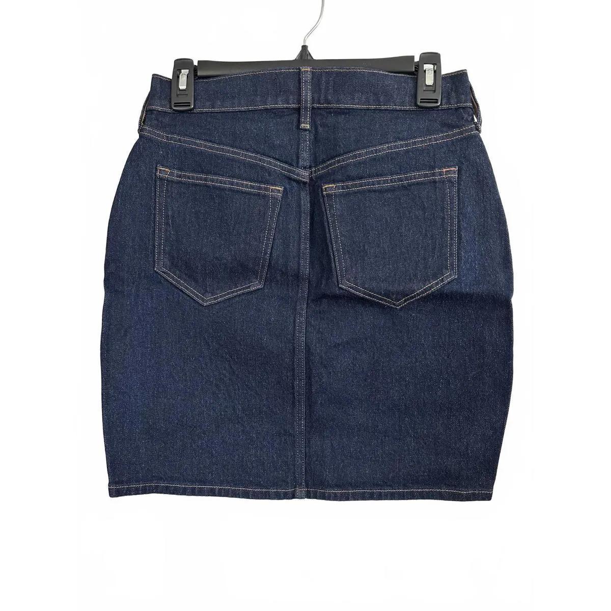 Abercrombie Mid Rise Pencil Denim Skirt Dark Wash NWT Size 25 - Image 4