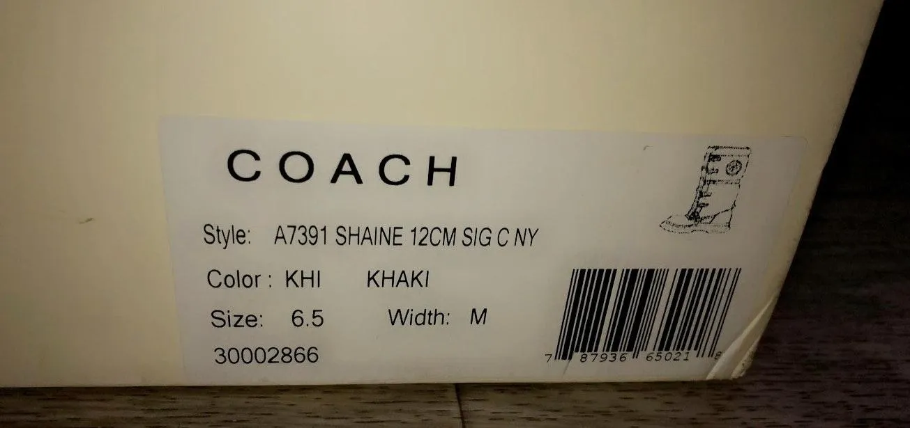 Coach Brown Leather Winter Boots - Image 8