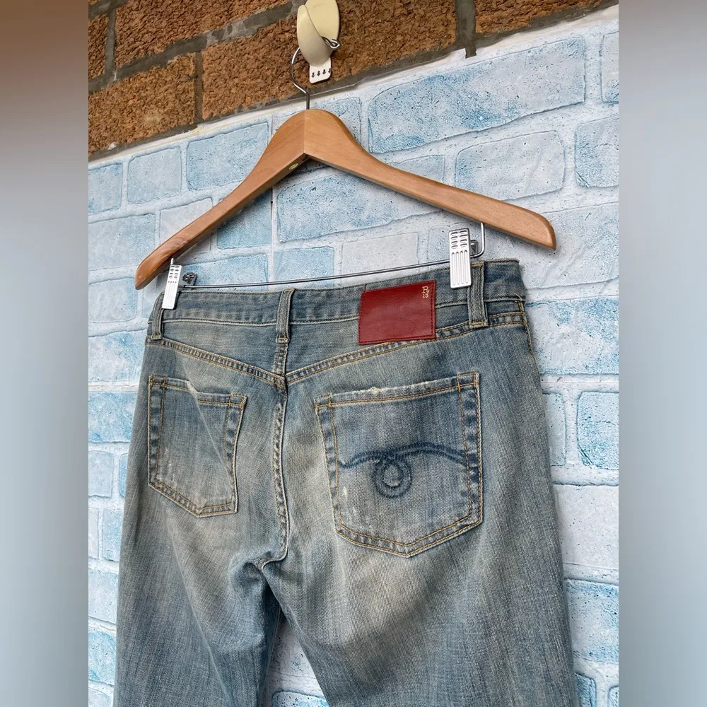 R13 Distressed Washed Paint Splatter jeans size 27 - Image 9