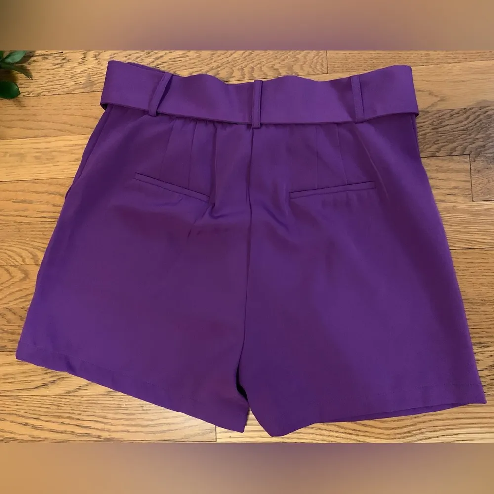 NWT Two piece dressy Short and blazer set purple size M - Image 15
