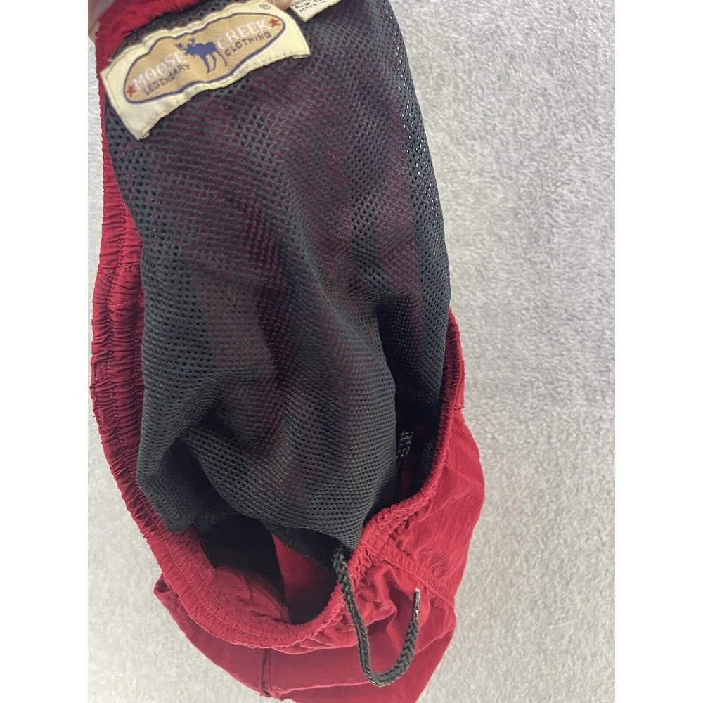 Moose Creek Women's Shorts Solid Red Utility Cargo Nylon Outdoor Size Large - Image 4