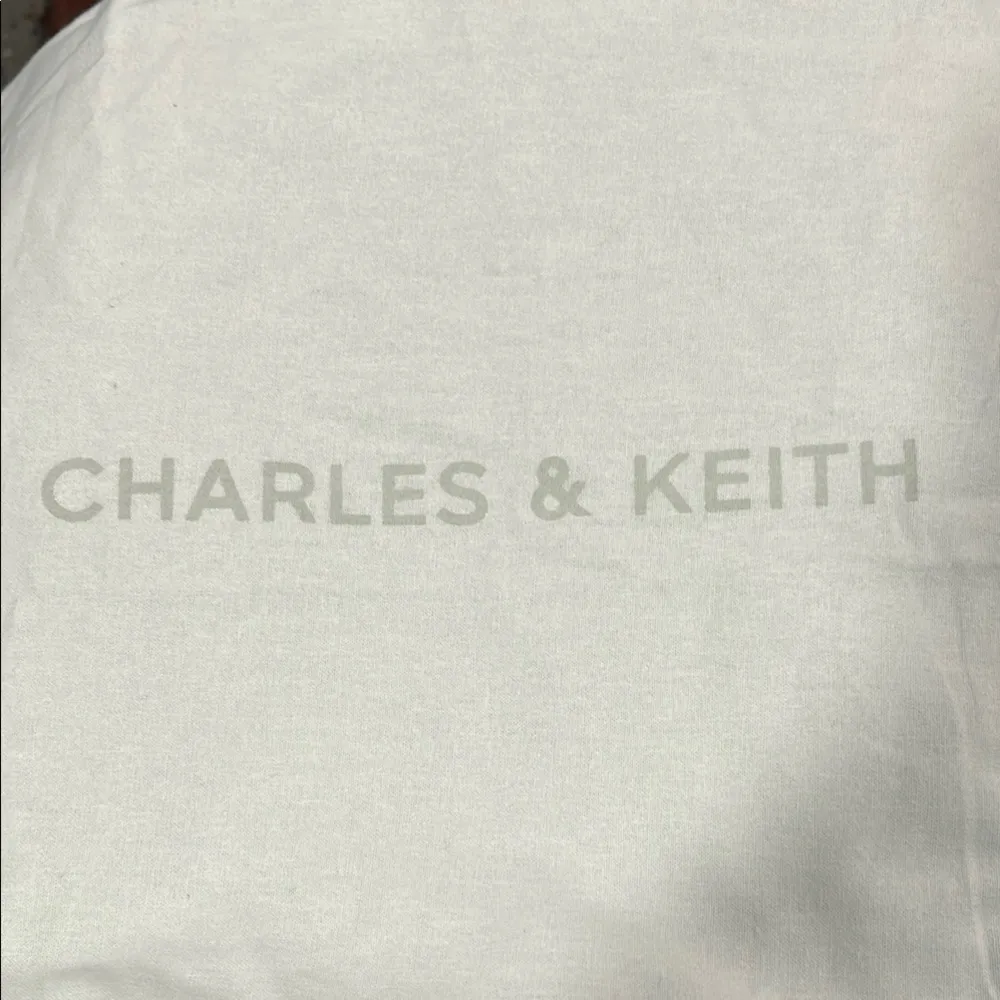 Charles & Keith White Dust Bag - Image 2