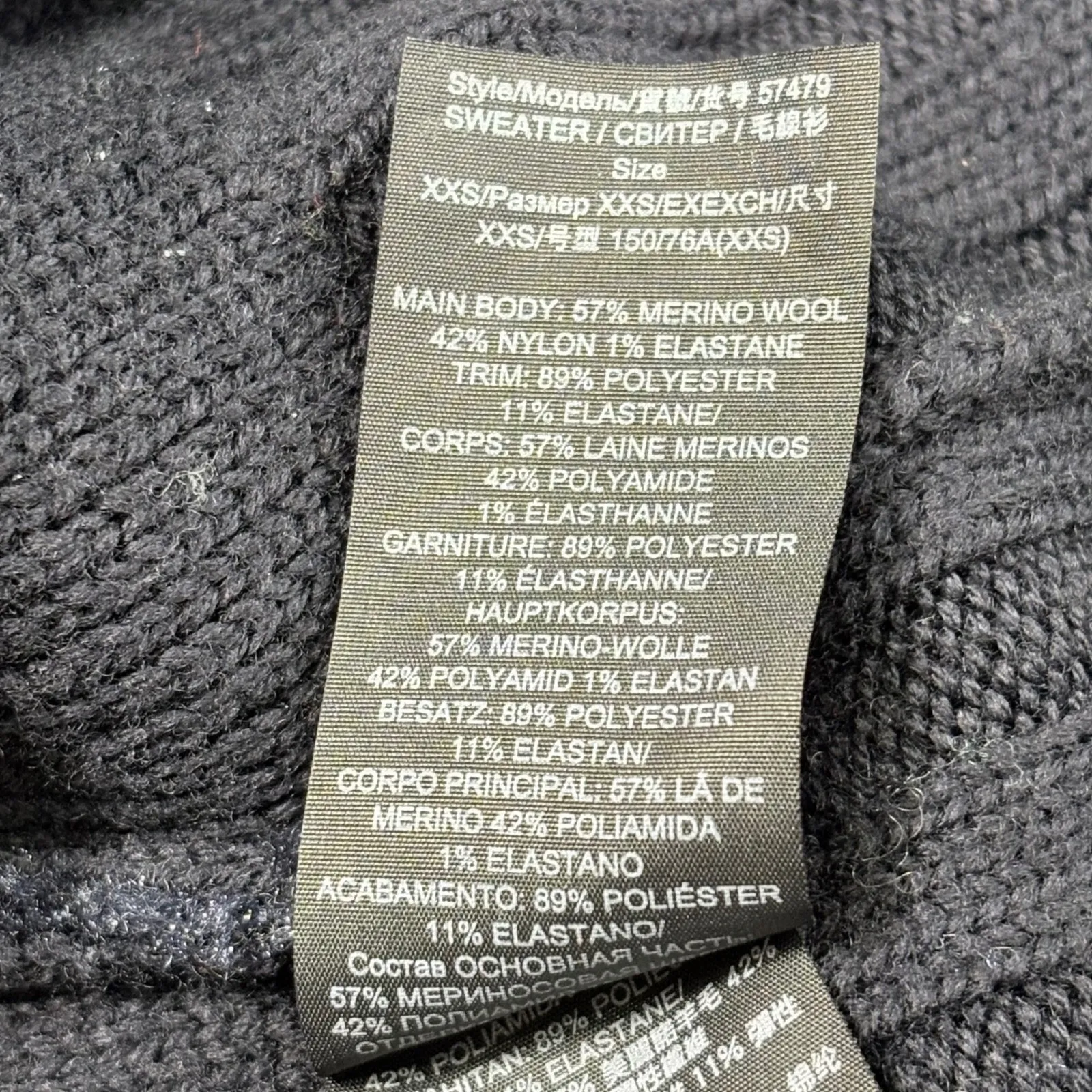 Tory Burch Lurex Metallic Sweater XXS Merino Wool Blend Oversized Holiday Party - Image 8