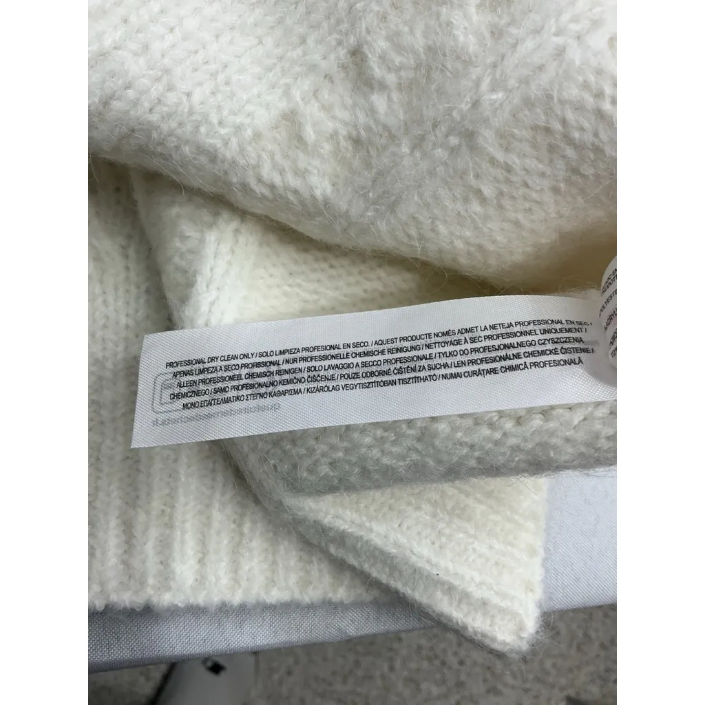 Womans Rita Ora Pullover Sweater Vest Large White Crew Neck - Image 4