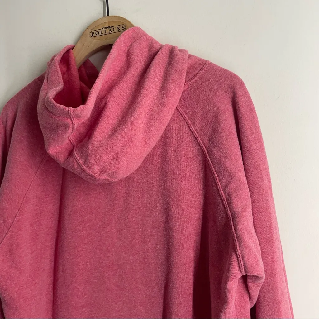 Nantucket Map Graphic Hoodie Sweatshirt Pink Fleece Lined size XL - Image 6