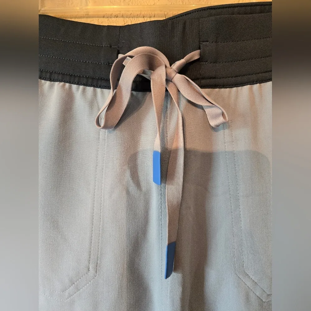 Figs Blue Straight leg Scrub Pants Size Large - Image 6