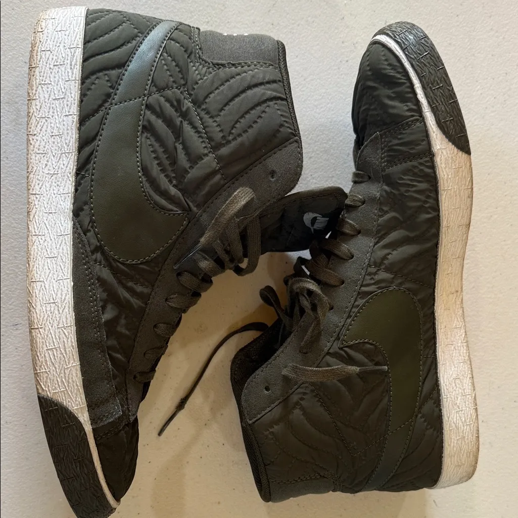 Nike Blazer mid PRM SE Dark Green High-Tops - Image 10