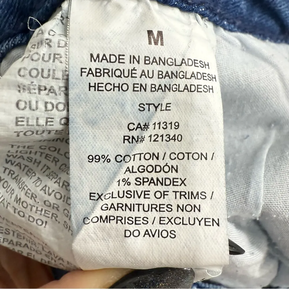 Medium Denim Blue Mini Skirt - Image 6