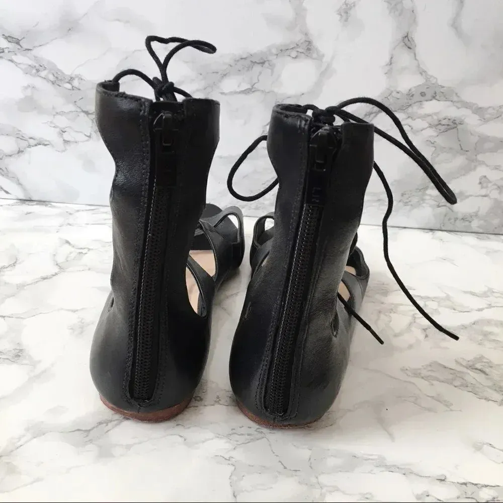 LOEFFLER RANDALL Dani‎ Leather Gladiator Sandals - Image 4