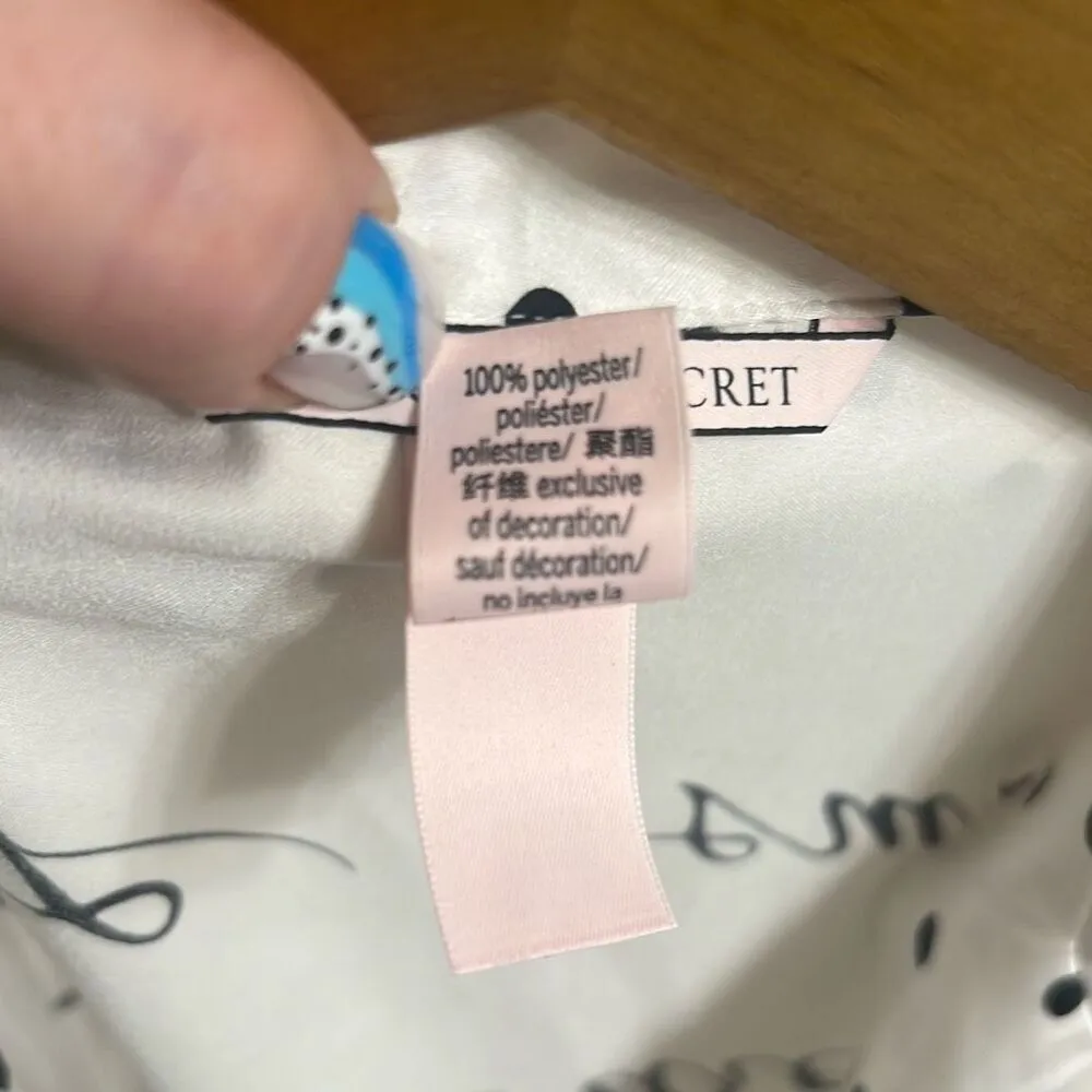 ✨NWT Victoria's Secret Polka Dot Sweet Dreams Satin Sz Medium Pajama Set✨ - Image 9