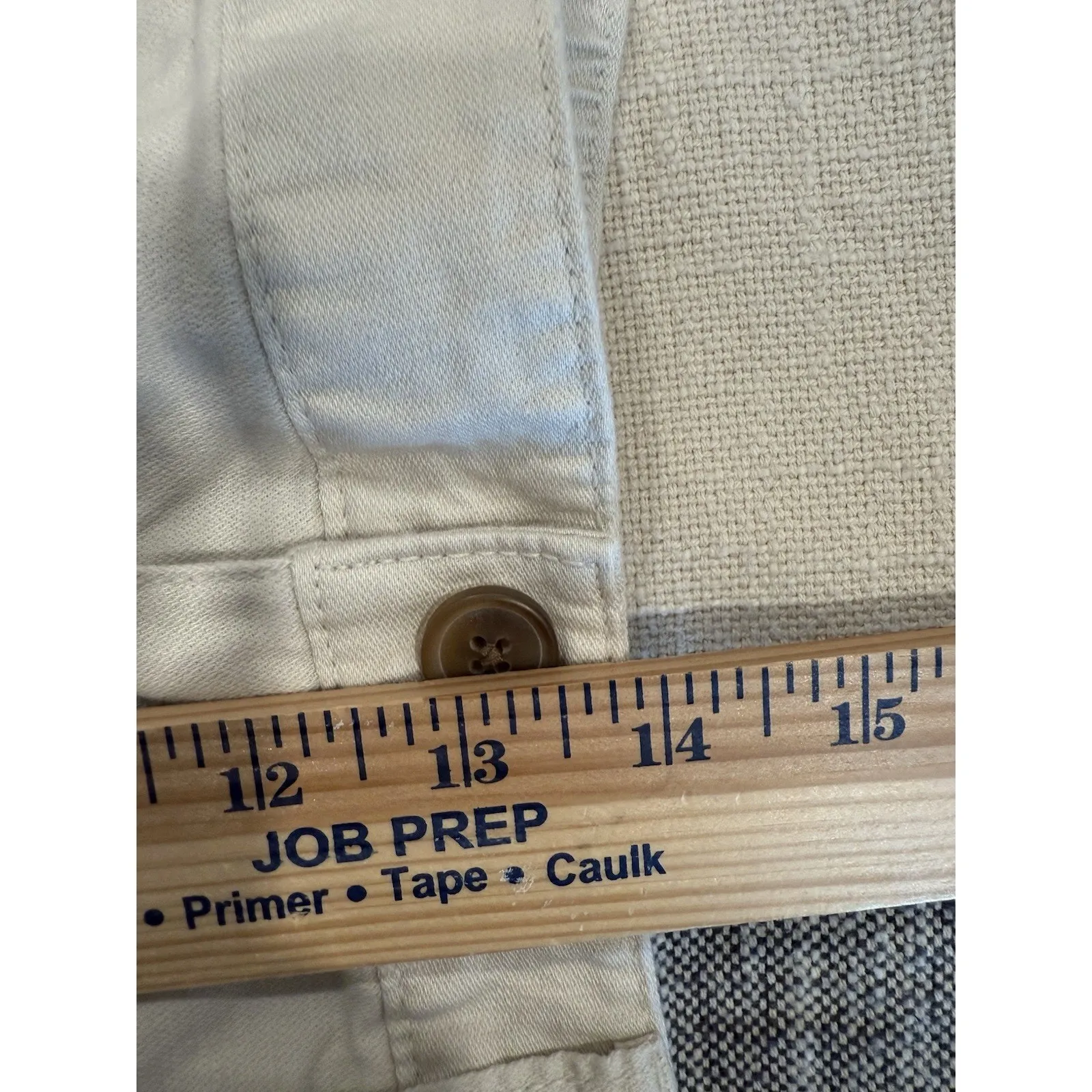 GAP Girlfriend Jogger Pants Tapered Elastic Zip Ankle Khaki 12 Streetwear - Image 9