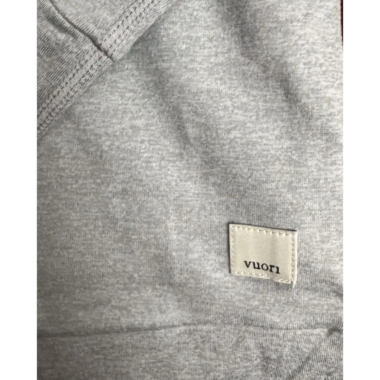 Vuori Womens Essential Halo Hoodie Pullover Pale Grey Heather Small New … - Image 3