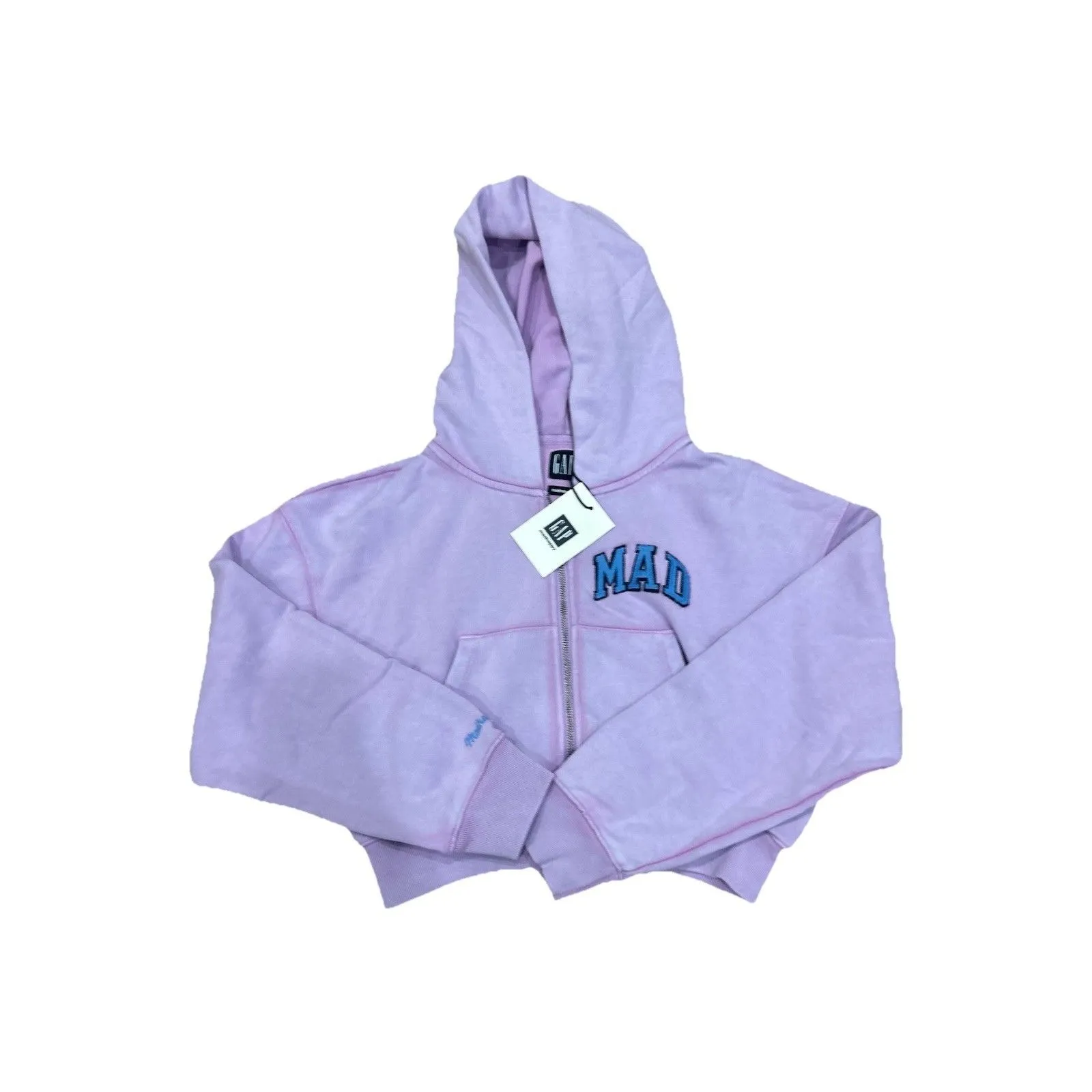 Madhappy x Gap Set Cropped Hoodie and Straight Sweatpants Size S Wisteria Purple - Image 3